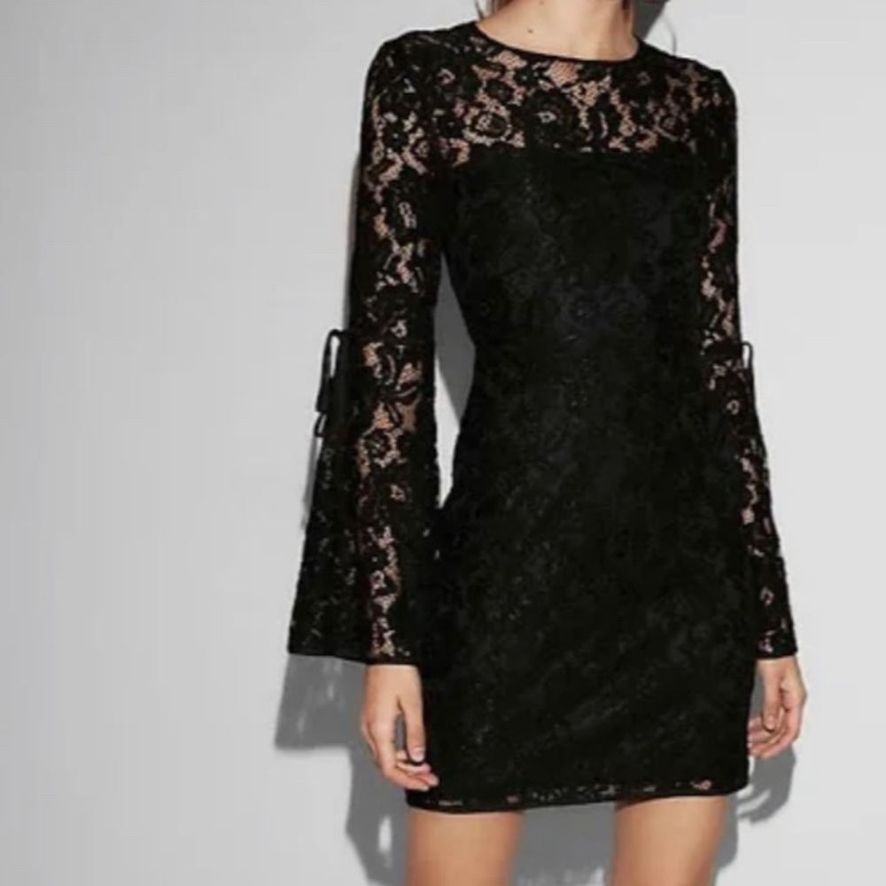 Black Lace Dress EXPRESS